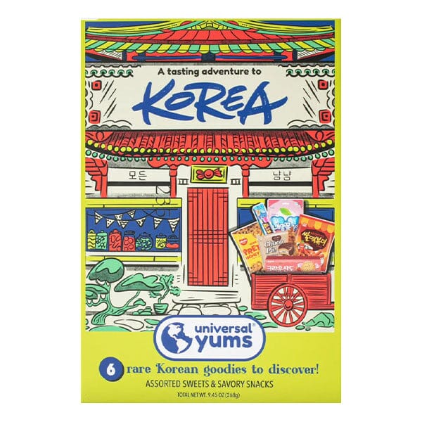 Universal Yums Mystery Snack Box: South Korea Candy Shoppe (6 Pieces) Simple Universal Yums 