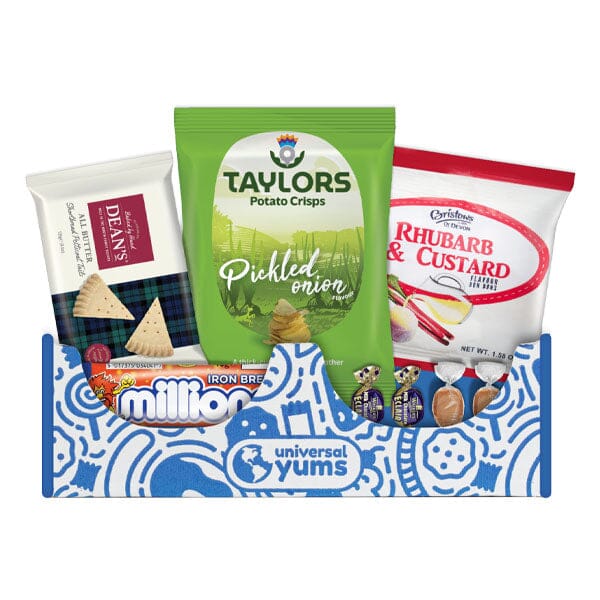 Universal Yums Mystery Snack Box: United Kingdom Candy Shoppe (6 Pieces) Simple Universal Yums 