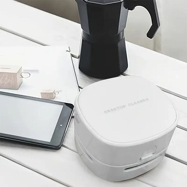 GearWaves: Mini Cube Desktop Vacuum Cleaner Simple Showcase 