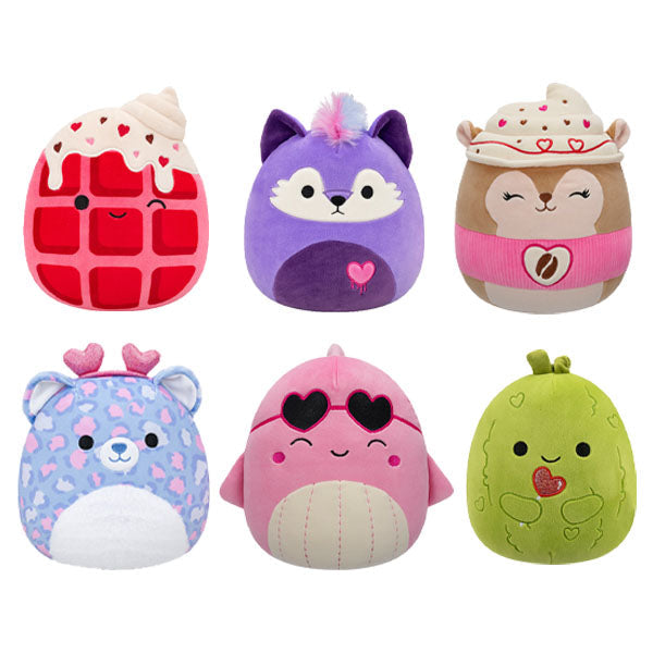 Squishmallows Super Soft Plush Toys 7.5" Valentine's Day Squad 2026 Assortment A (1pc) Ships Assorted Simple Squishmallows 