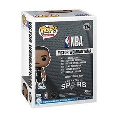 Funko POP! NBA: San Antonio Spurs' Victor Wembanyama Simple Showcase 