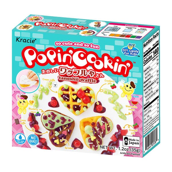 Kracie Popin' Cookin' DIY Novelty Japanese Candy Kits (Multiple Styles) Simple Kracie Popin' Cookin' Tanoshii Waffles Kit 