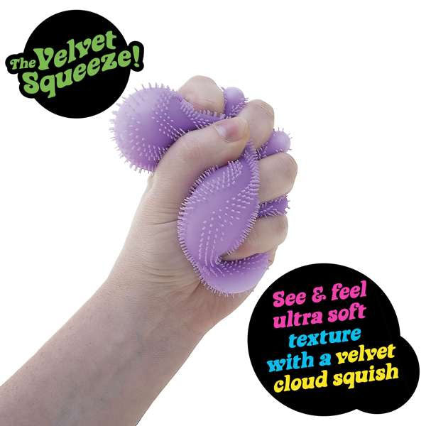 Nee Doh Fuzz Ball Wonder Waves Textured Squishy Fidget Stress Ball (1pc) Assorted Colors