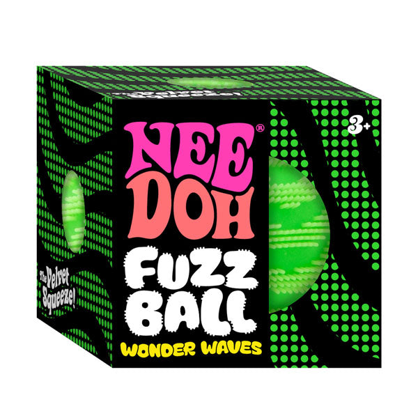 Nee Doh Fuzz Ball Wonder Waves Textured Squishy Fidget Stress Ball (1pc) Assorted Colors