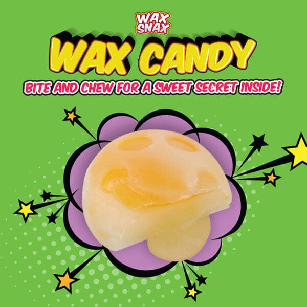 WaxSnax Tropical Fruit Flavored Chewy Gushing Wax Candy (85g) Simple Exclusive 