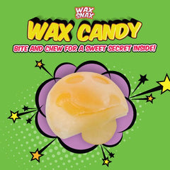 WaxSnax Tropical Fruit Flavored Chewy Gushing Wax Candy (85g) Simple Exclusive 