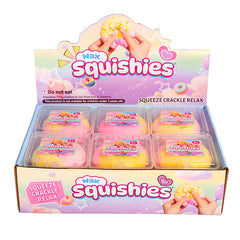 Wax Squishies® Donut Wax Crackle Fidget Clay Toy (1pc) Simple Exclusive 