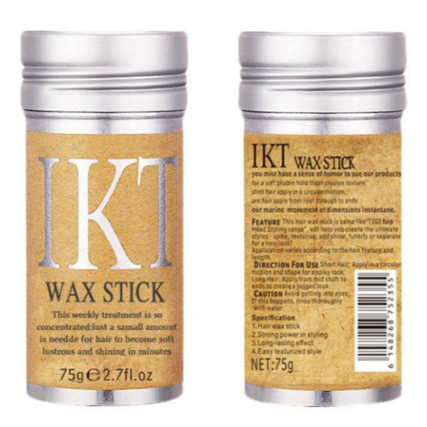 Hair Wax Stick By IKT Professional-Grade Hairstyling Moisturizing Wax (75g)