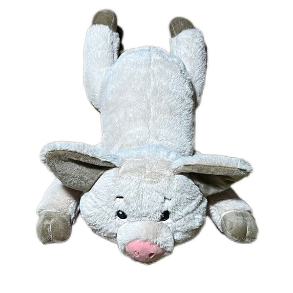 Soothin'Rascals Weighted Microwave Heated Calming Plush Toy (Multiple Styles) Simple Showcase "Cozy Rosie" the White Pig 