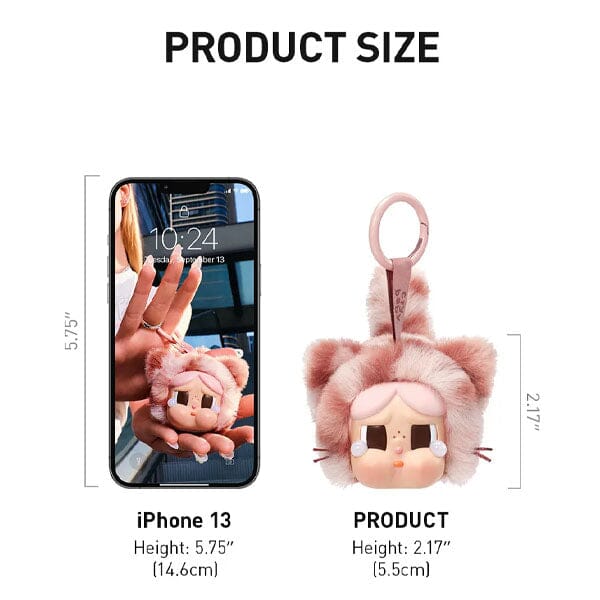 Pop Mart x CRYBABY: Wild But Cutie Series Plush Keychain Blind Box (1pc) Simple Pop Mart 