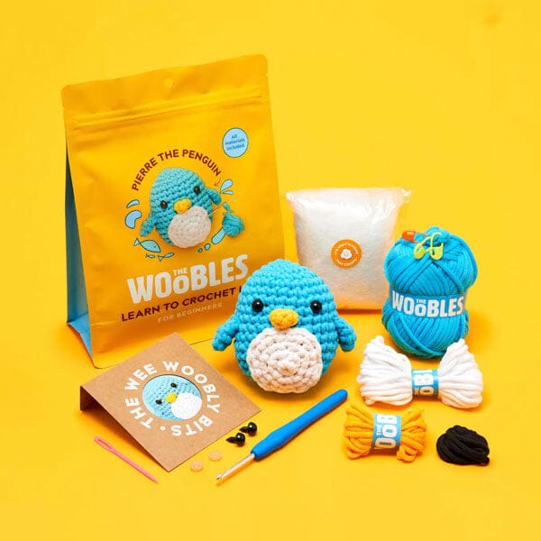 Woobles DIY Crochet Penguin Plush Toy Complete Kit Simple Showcase 