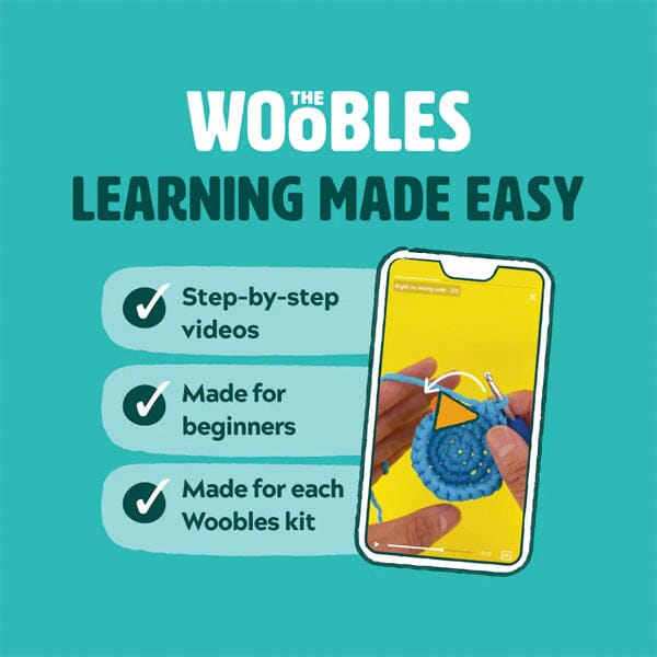 Woobles DIY Crochet Penguin Plush Toy Complete Kit Simple Showcase 