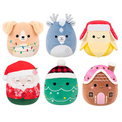 Squishmallows Super Soft Plush Toys 7.5" Holiday Squad 2025 Assortment B (1pc) Ships Assorted