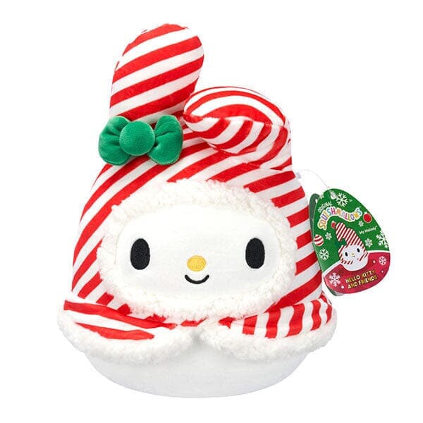 Squishmallows Super Soft Plush Toys 8" Hello Kitty Christmas Squad 2024 Assortment A (Characters Ship Assorted) Simple Squishmallows 