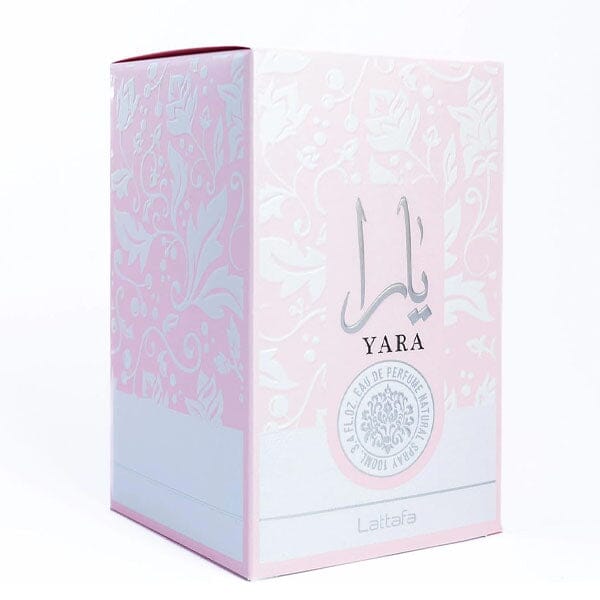 Yara by Lattafa Perfumes Femme Fragrance Spray (100mL) Simple Showcase 