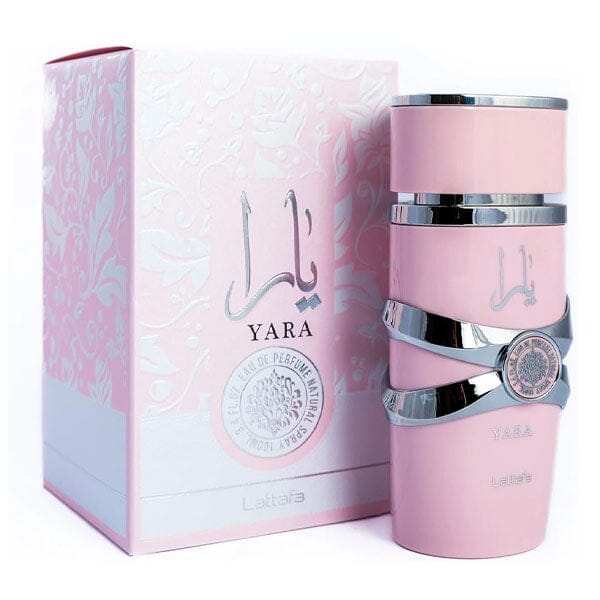 Yara by Lattafa Perfumes Femme Fragrance Spray (100mL) Simple Showcase 
