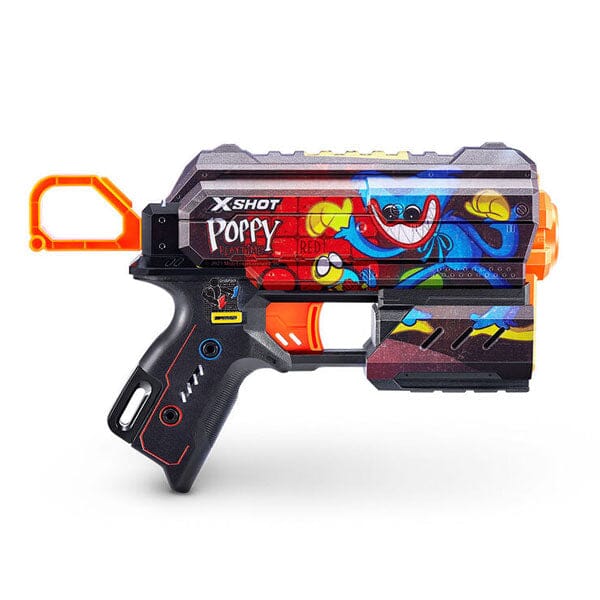 ZURU™ XSHOT Skins Flux Blaster: Poppy Playtime Edition (Includes 8 Darts) Mystery Skin Ships Assorted Simple Showcase 