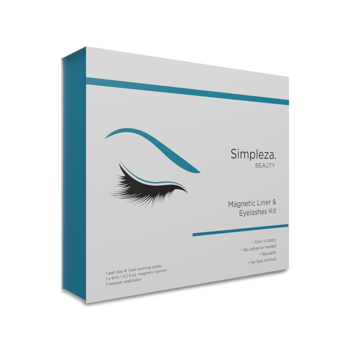 Simpleza™ Magnetic Eyeliner & Lashes Kit Simple Showcase 