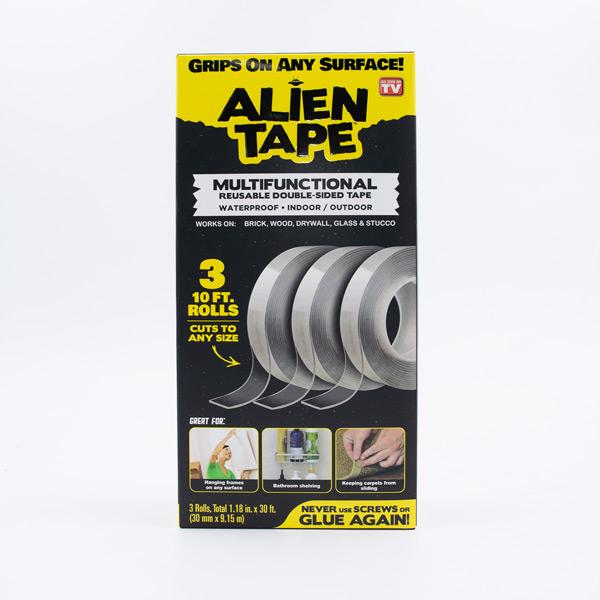ALIEN TAPE 7087 Multifunctional Reusable Clear Double-Sided Tape, 3 Rolls  at Sutherlands