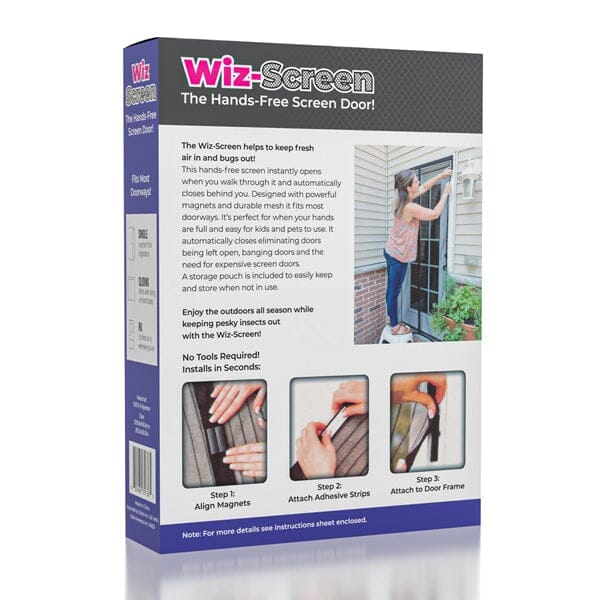 Wiz-Screen | The Hands-Free Screen Door! Simple Showcase 