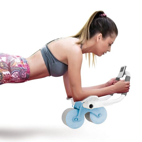 Quantum AbMazer: Ab Roller Wheel with Built-in Phone Holder for Fitness Goals • Showcase
