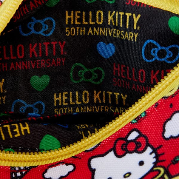 Loungefly x Hello Kitty 50th Anniversary: Classic AOP Nylon Pouch Wristlet | Pre-Order Preorder Showcase 