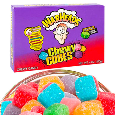 WarHeads Sour Chewy Cubes Theatre Box (4oz)