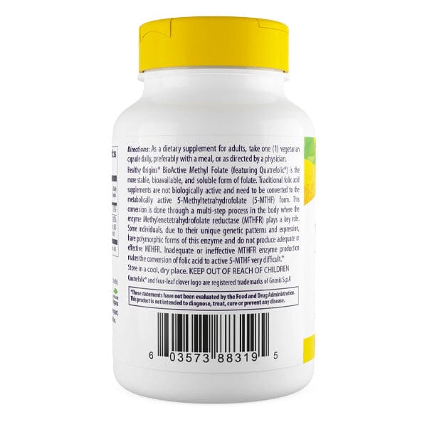 Methyl Folate (120caps) - A Soluble Form of Folate • Showcase Simple Showcase 