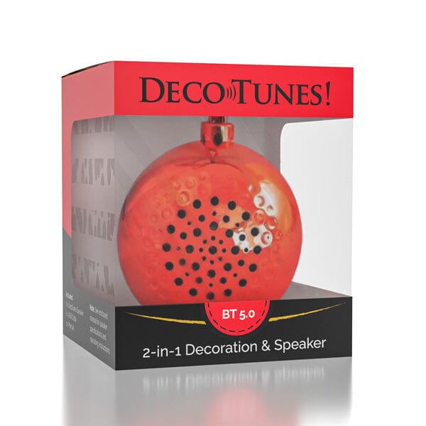 DecoTunes: 2-in-1 Christmas Ornament & Bluetooth Speaker Simple Showcase 