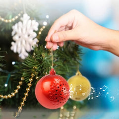 DecoTunes: 2-in-1 Christmas Ornament & Bluetooth Speaker Simple Showcase 