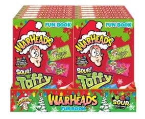 Warheads Sour Taffy Candy Holiday Fun Book