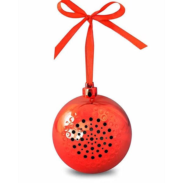 DecoTunes: 2-in-1 Christmas Ornament & Bluetooth Speaker Simple Showcase 