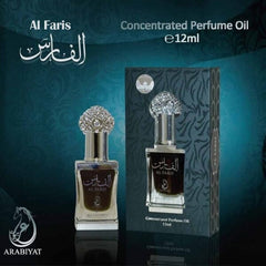 My Perfumes: Al Faris Concentrated Perfume Oil | Men's Valentine's Day Fragrance (12mL) Simple Showcase 