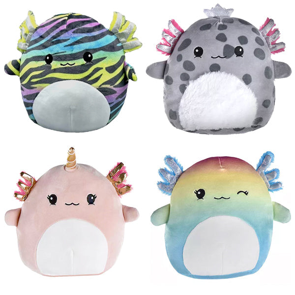 Squishmallows Plush Toys Blind Bag | 8" Scented Mystery Axolotl Squad (Limited Edition) Simple Showcase 