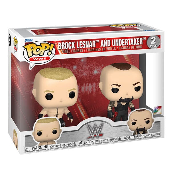 Funko POP! WWE | 2-Pack: Brock Lesnar & Undertaker | Pre-Order Preorder Showcase 