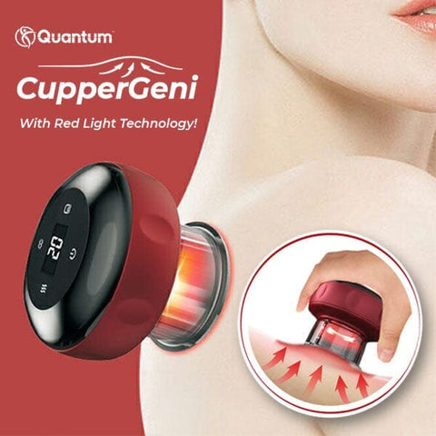 Quantum™ CupperGeni | Red Light Cupping Massage Device