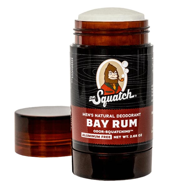 Dr. Squatch® All-Natural Deodorant For Men | Multiple Scents Simple Showcase NEW! Bay Rum 