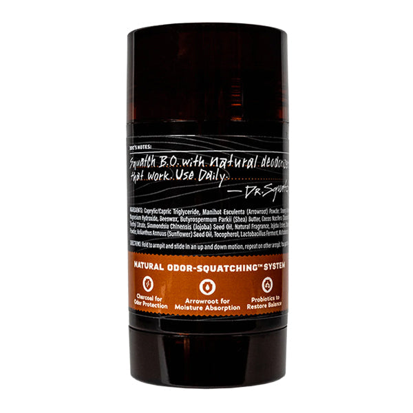 Dr. Squatch® All-Natural Deodorant For Men | Wood Barrel Bourbon Simple Showcase 