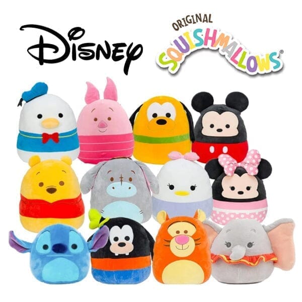 Squishmallows Super Soft Plush Toys | 7 Classic Disney Squad | Minnie Mouse