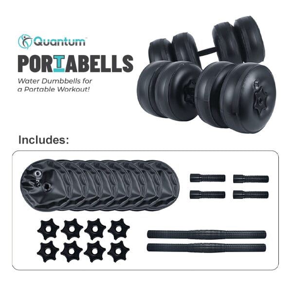 Quantum Portabells (Max. 45lbs) | Portable Water Dumbbells | Pre-Order Preorder Showcase 