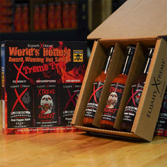 Elijah's Xtreme Trio Hottest Hot Sauce Gift Set (3 x 5 fl.oz.)