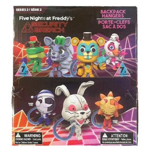 3D FNAF: Security Breach Series 2 Collectible Clip Hanger Blind Bags (1pc) Simple Showcase 