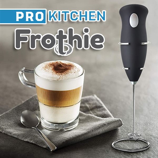 Make perfect at-home cappuccinos with this handheld milk frother