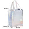 Holographic Iridescent Reusable Gift Bag Shopping Totes | Multiple Sizes