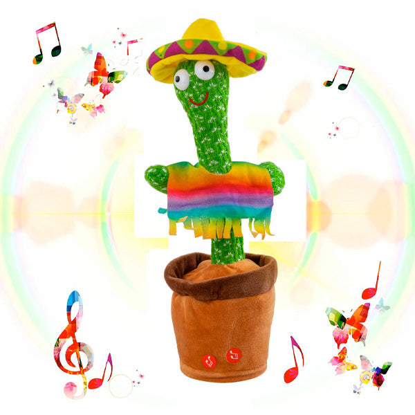 Cactus Alive #DancingCactus, w/ Sombrero & Cha-Chas