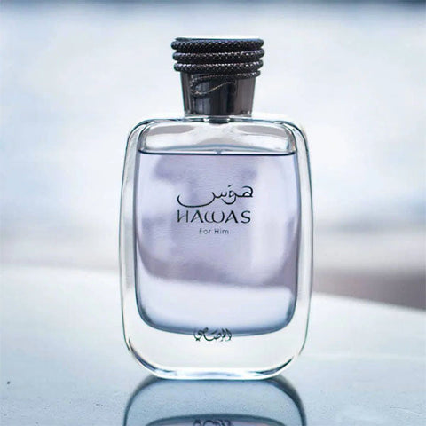 Rasasi Hawas Eau de Parfum Men's Cologne Spray Bottle (100mL)