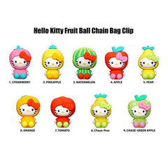 3D Hello Kitty & Friends Character Bag Clips Fruit Series Blind Bags (1pc) Simple Showcase 