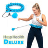 Quantum™ Hoop Health Deluxe - 360° Exercise Hoop W/ LCD Counter • Showcase