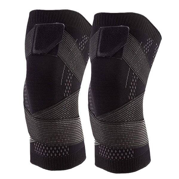 Quantum™ KNEEVive Pro (2pk) | Knee Support Sleeves w/ Elastic Straps Simple Showcase 