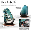 Magi-Falls Ceramic Backflow Incense Smoke Waterfall | Includes 20 Incense Cones & Sticks!